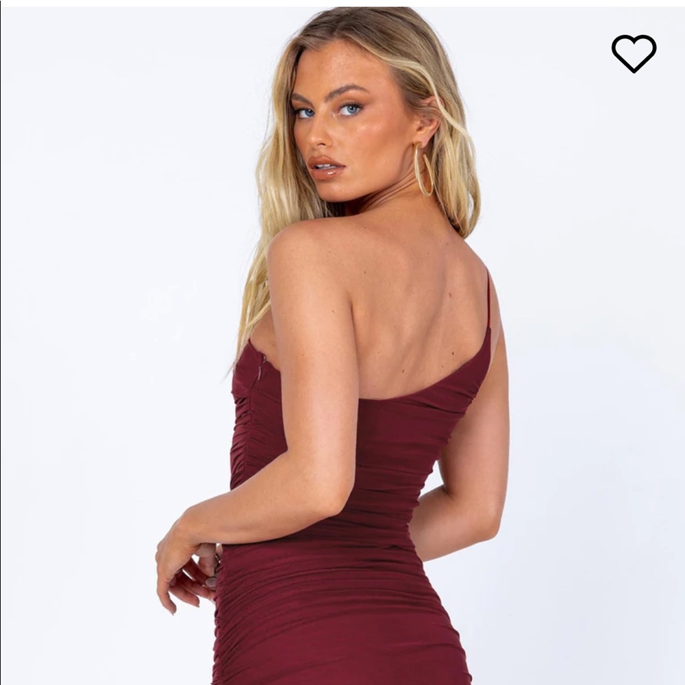Princess polly Jocasta mini dress in red